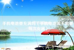 手机电池要充满吗（手机电池需不需要每次充满）