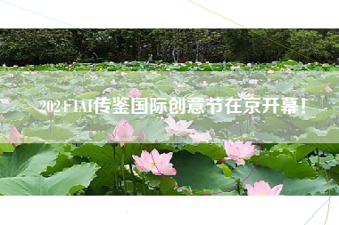 2024 IAI传鉴国际创意节在京开幕！