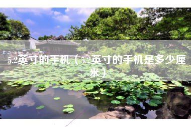 5.2英寸的手机（5.2英寸的手机是多少厘米）
