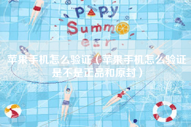 苹果手机怎么验证（苹果手机怎么验证是不是正品和原封）